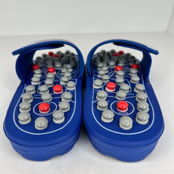 Foot Finish Plantar Fasciitis Relief Acupressure Size 38 Foot Reflexology Slides - Picture 5 of 10